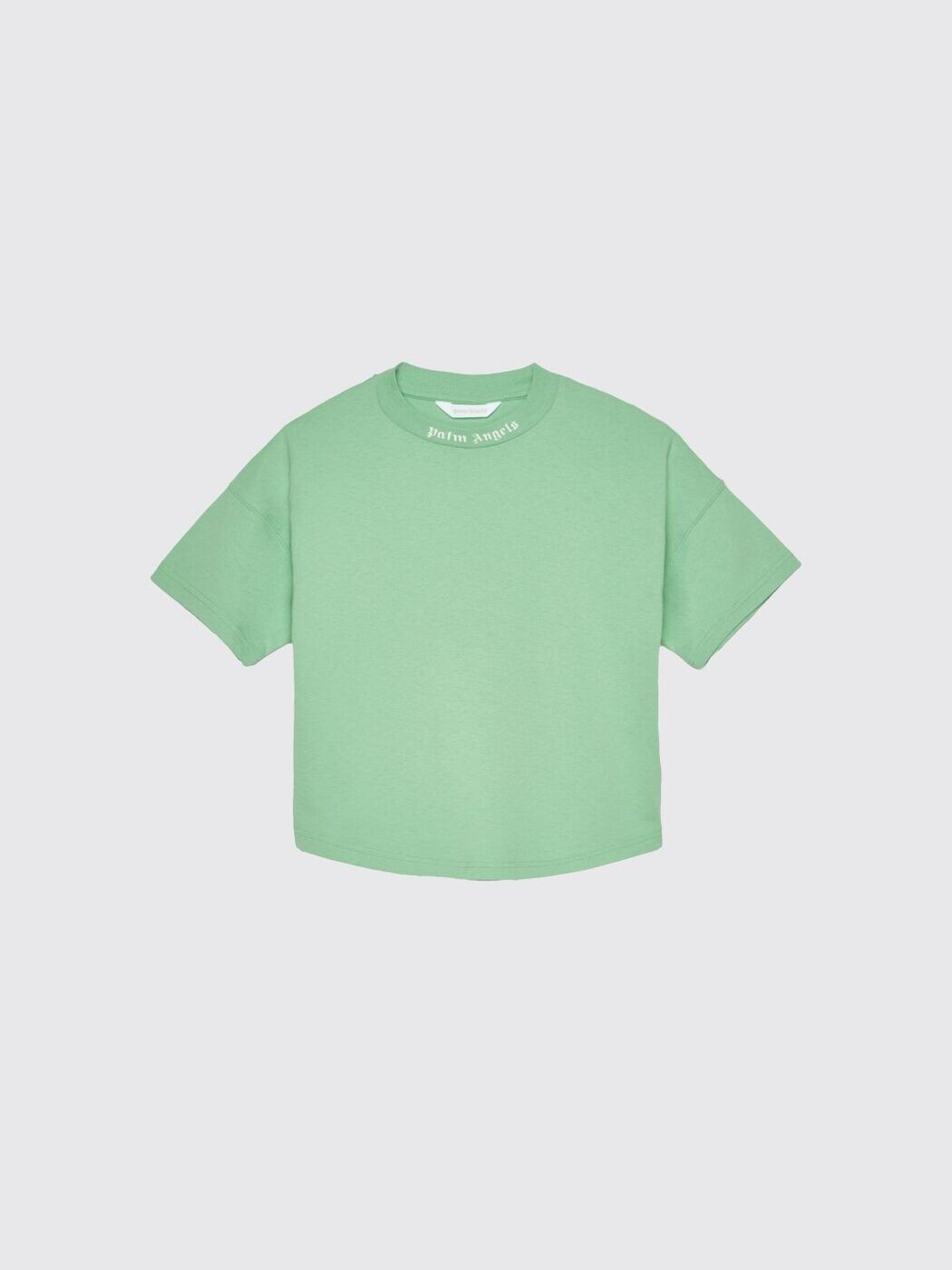 パーム・エンジェルス PALM ANGELS ロング捩りプルオーバー プルオーバー ボーイズ 緑であること Long sleeve t-shirts PBAA002S26JER001 関税 貨物輸送無料 2026SS gi