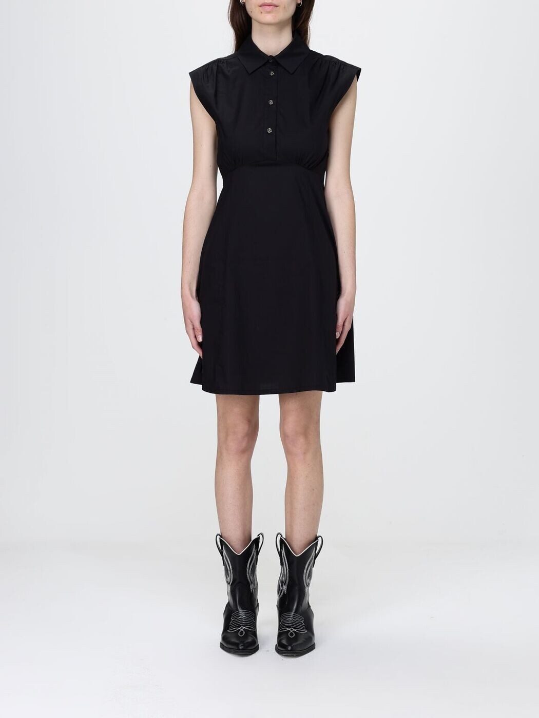 リュー ジョー LIU JO 衣裳 お召しもの レディース 黒いこと Dresses WA6514T4853 関税 貨物輸送無料 2026SS gi ドレス-レディースファッション