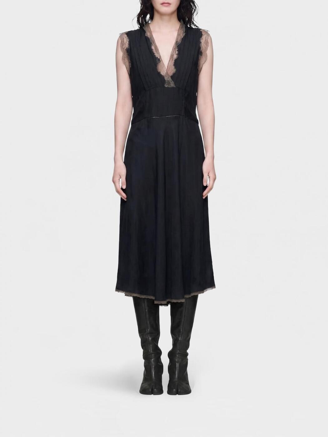 棲み家 マルジェラ MAISON MARGIELA 衣裳 御召しもの レディース 黒いこと Dresses S51DD0058M35798 関税 貨物輸送無料 2026SS gi
