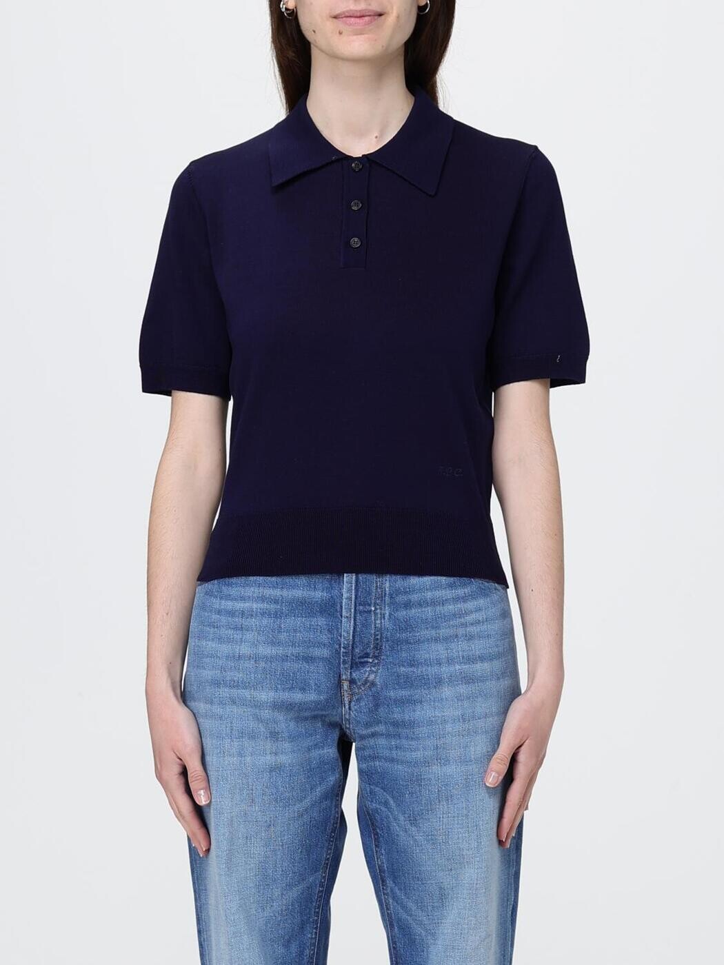 アーペーセー A.P.C スポーツシャツ レディース 青碧 Polo COHNWF23484 関税 貨物輸送無料 2026SS gi