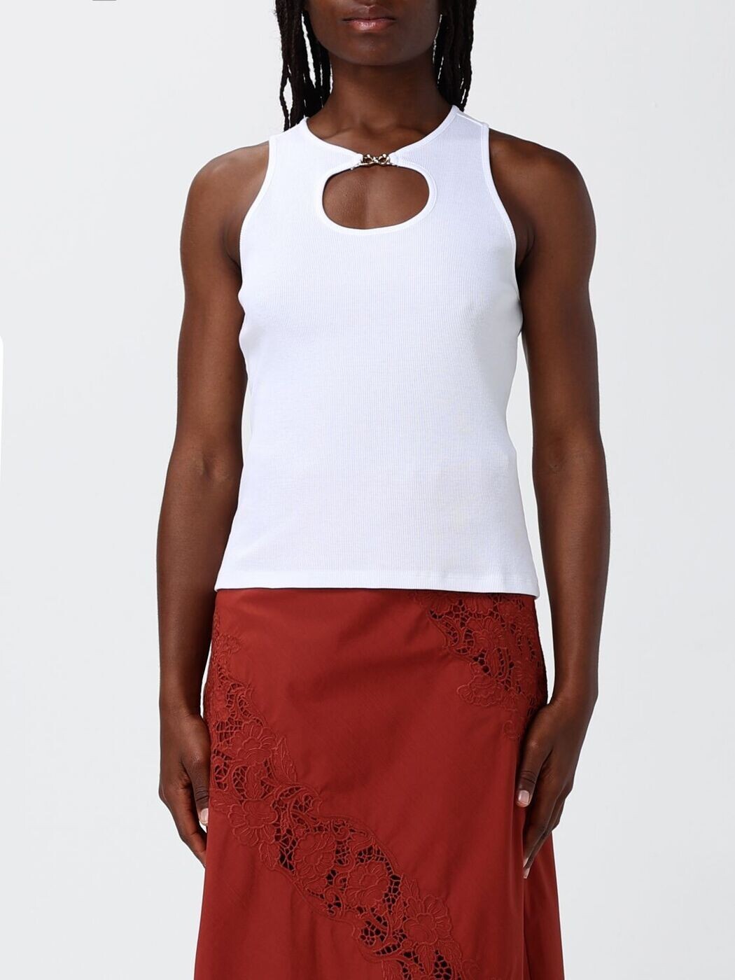 ツインセット TWINSET Tシャツ トップス レディース ホワイト T-shirts and tops 261TT2280 White 関税 送料無料 2026SS gi｜BRANDSHOP「il Tesoro」