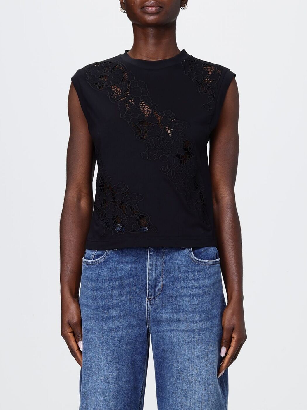 ツインセット TWINSET Tシャツ トップス レディース ブラック T-shirts and tops 261TT2050 Black 関税 送料無料 2026SS gi|BRANDSHOP「il Tesoro」