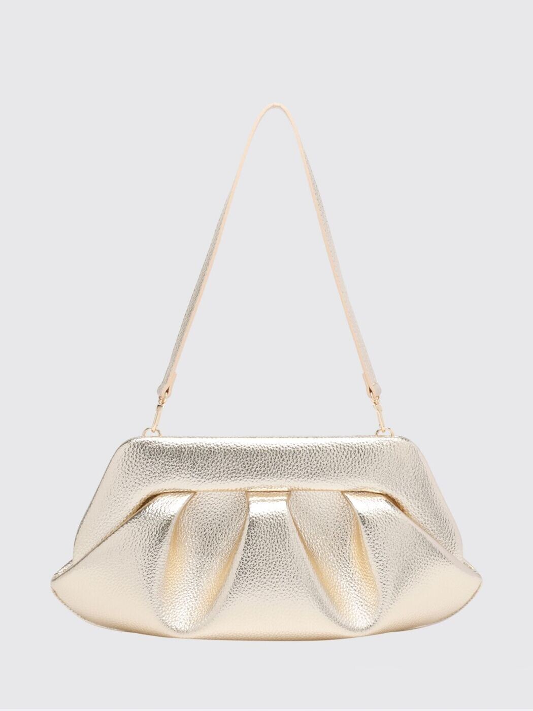 セニア THEMOIRE クラッチペダル御徒面子 レディース ゴールド Clutch and wristlets bags 261WTMBB0OOBL 関税 貨物輸送無料 2026SS gi