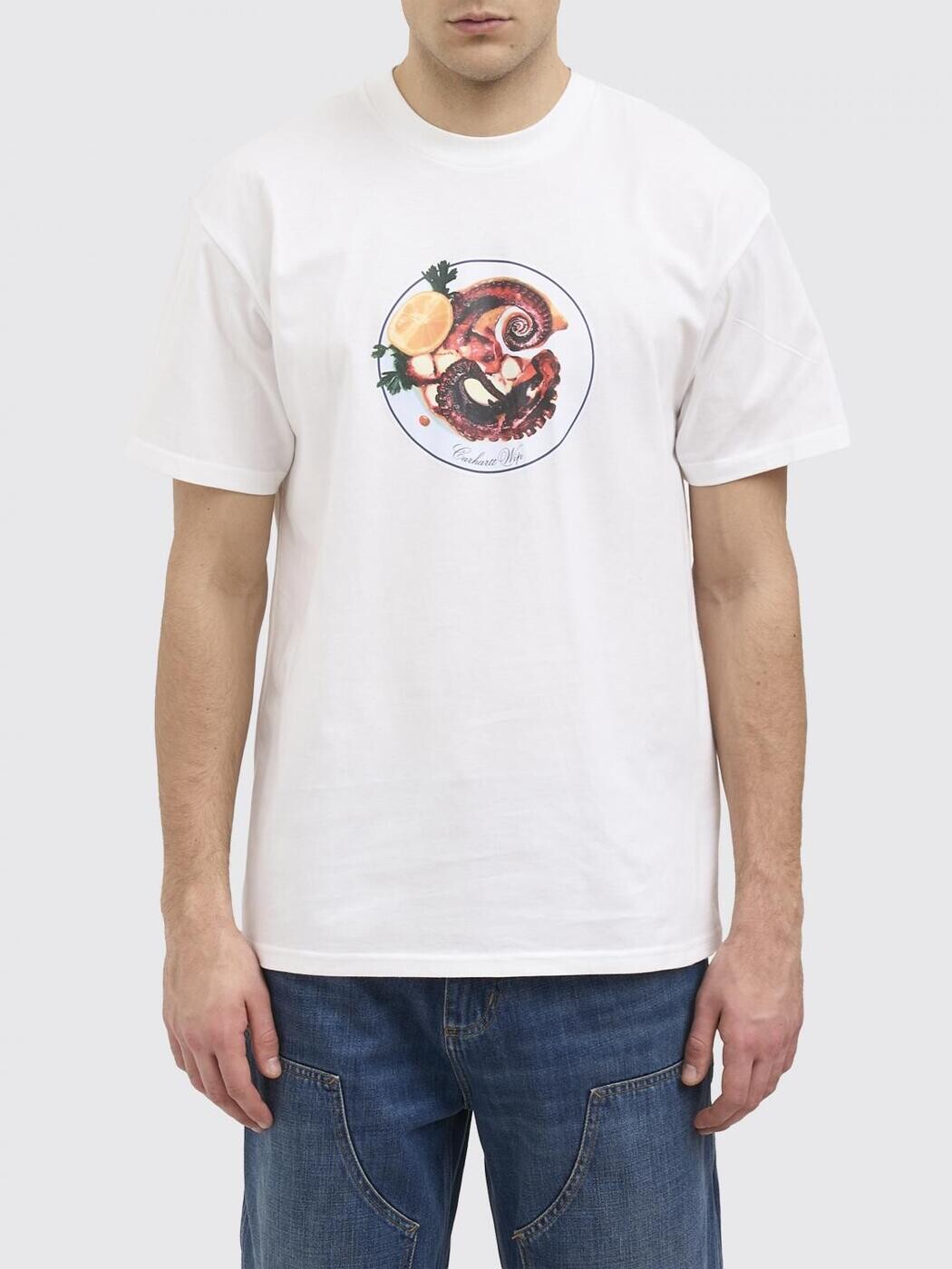 鉄道車両ハート形 ダブリューアイピー CARHARTT WIP プルオーバー メンズ 白いこと T-shirts I036217 White 関税 貨物輸送無料 2026SS gi