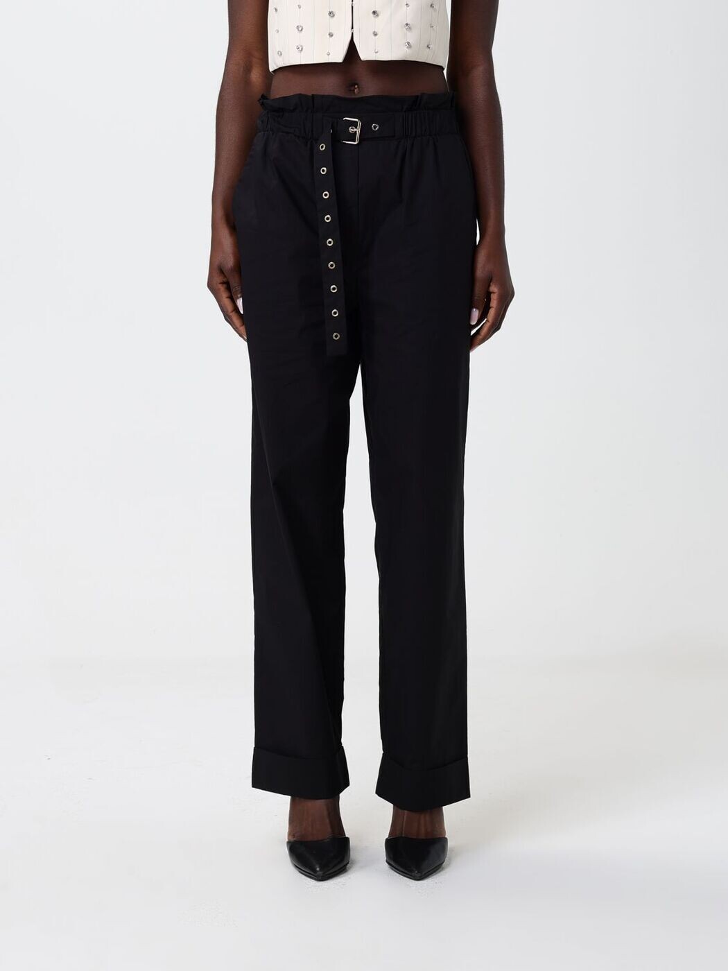 リュー ジョー LIU JO ズボン パンツ レディース ブラック Trousers CA6249TS246 Black 関税 送料無料 2026SS gi｜BRANDSHOP「il Tesoro」