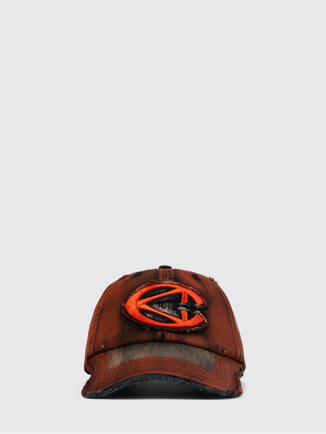 カンペールラボ CAMPERLAB かぶり笠 かぶり笠 レディース オレンジ色 Hats AS00010-001 DISTORTED WASHED SPRAYED CAP 関税 貨物輸送無料 2026SS gi