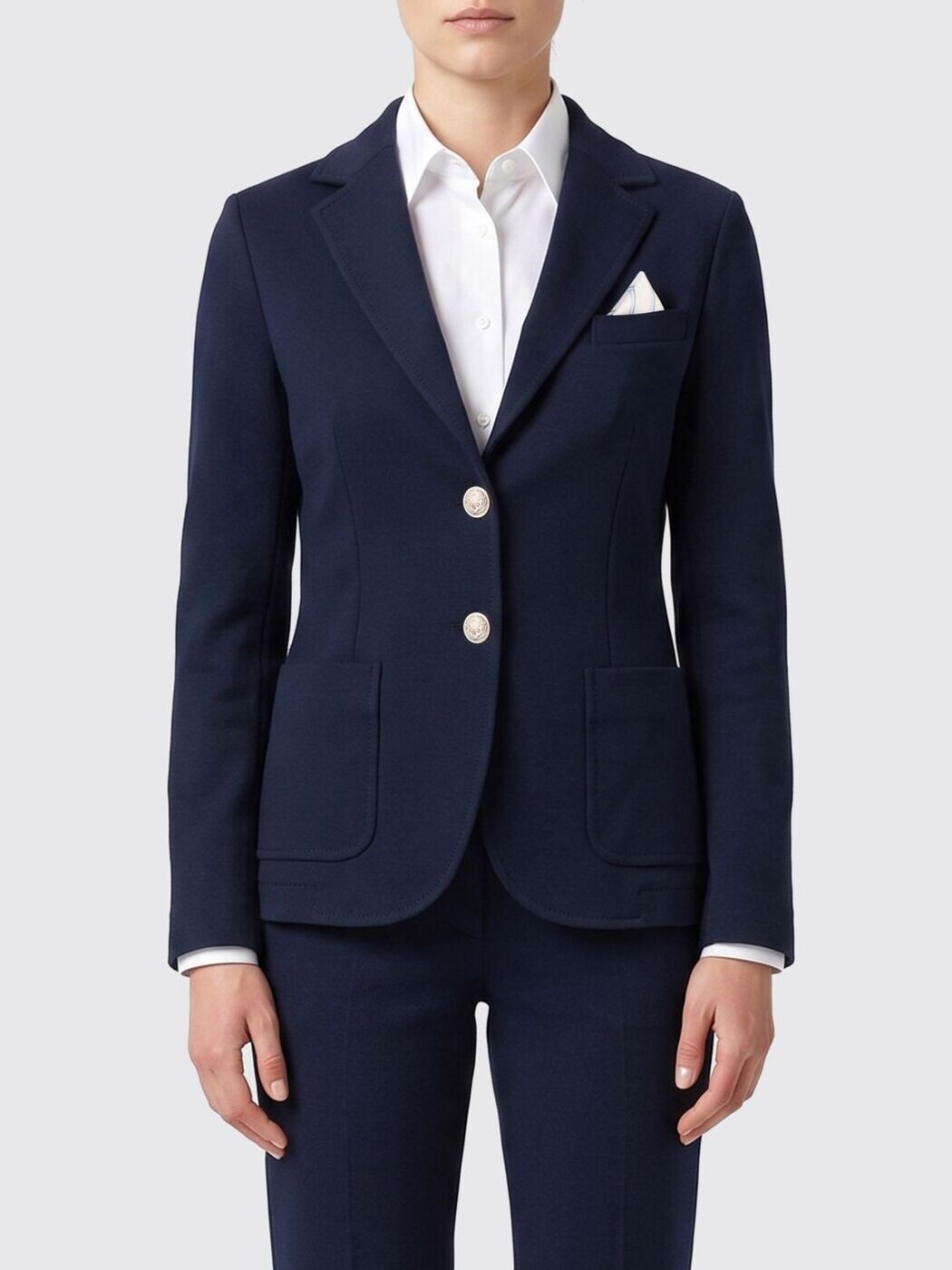チルコロ1901 CIRCOLO 1901 背広上衣 背広 上衣 レディース 青色 Suit Jackets FD3810 関税 貨物輸送無料 2026SS gi コート・ジャケット-レディースファッション