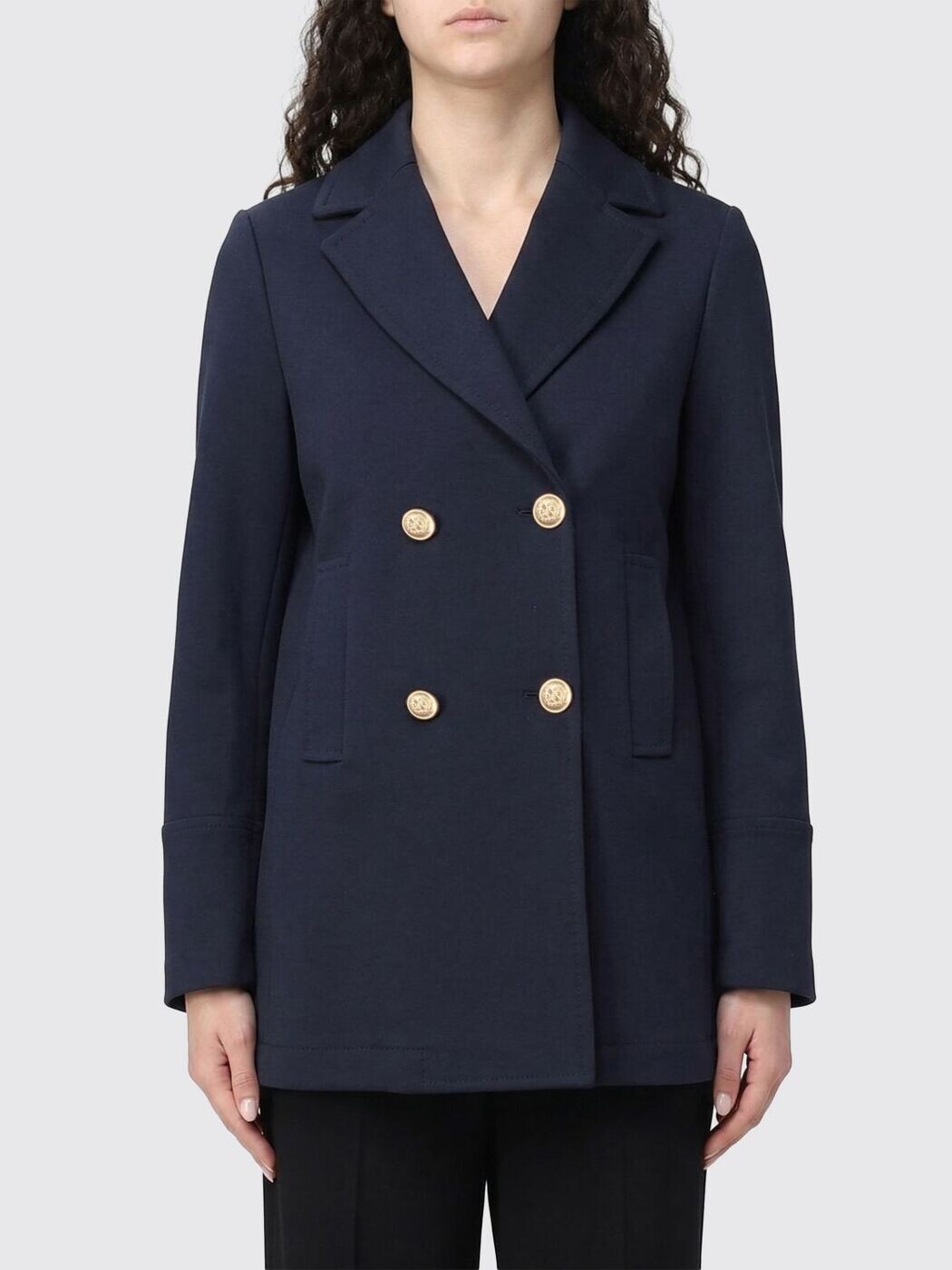 チルコロ1901 CIRCOLO 1901 トレンチコート 厚地の外套 レディース 青色 Coats and trench coats FD3814 関税 貨物輸送無料 2026SS gi コート・ジャケット-レディースファッション