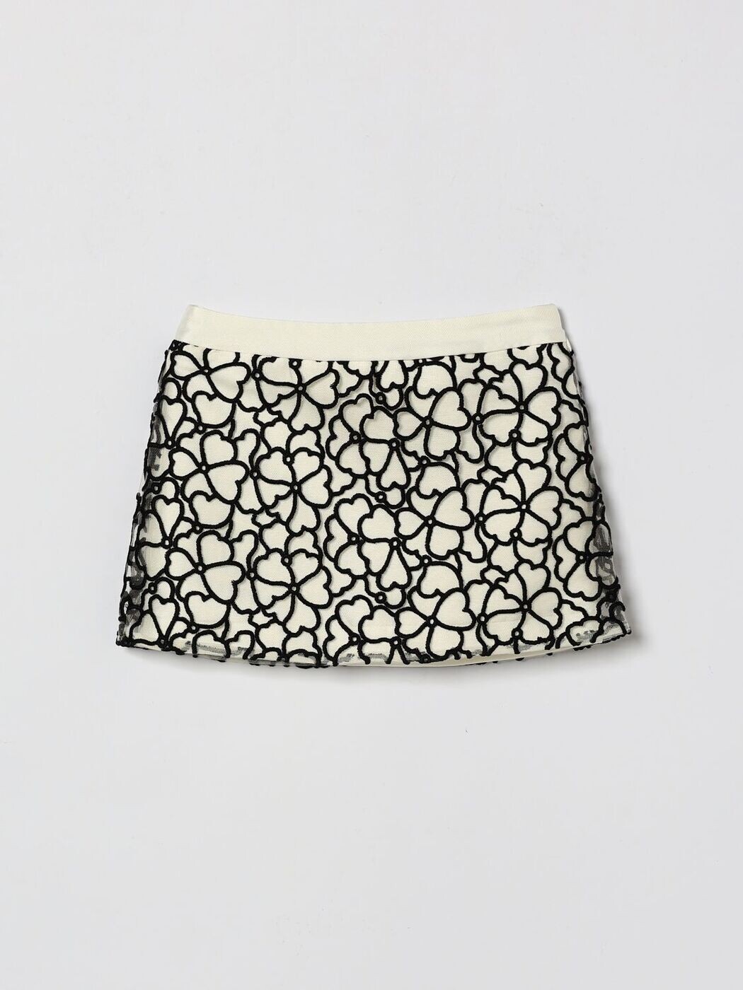 シモネッタ SIMONETTA KIDS ミニ御徒面子 スコート ガールズ 白いこと Mini-skirts SY7A21T0103 関税 貨物輸送無料 2026SS gi