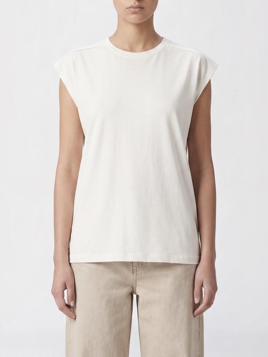 トム・Cr THOM KROM プルオーバー トップス レディース ベージュ T-shirts and tops WTS61203 関税 貨物輸送無料 2026SS gi