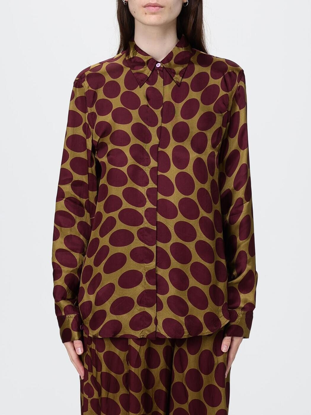 ドリス ヴァン ノッテン DRIES VAN NOTEN シャツ レディース ブラウン Shirts 0107063017 Camel 関税 送料無料 2026SS gi|BRANDSHOP「il Tesoro」