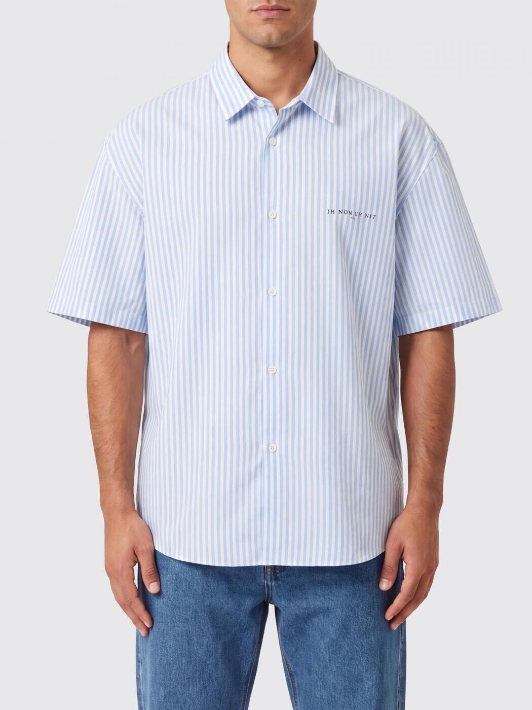 インノミネイト IH NOM UH NIT プルオーバー メンズ 青色 Shirts NUS26256 関税 貨物輸送無料 2026SS gi トップス-メンズファッション