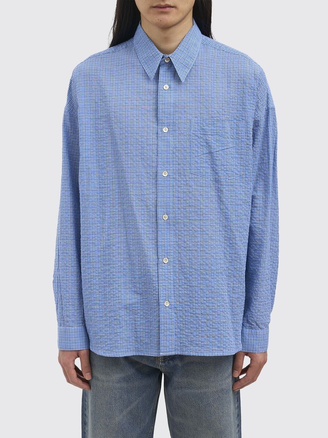 サンフラワー SUNFLOWER シャツ メンズ ブルー Shirts 1294 Blue 関税 送料無料 2026SS gi|BRANDSHOP「il Tesoro」