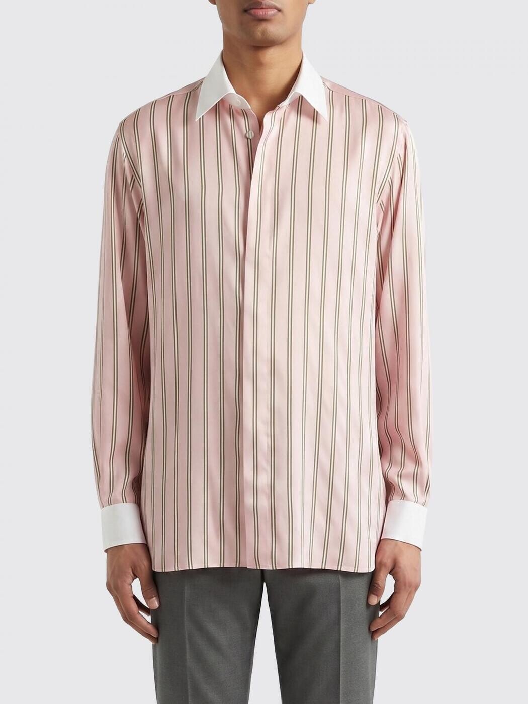 トム ジェラルド・r・フォード TOM FORD プルオーバー メンズ サクラ色 Shirts HRN006FMS109 関税 貨物輸送無料 2026SS gi