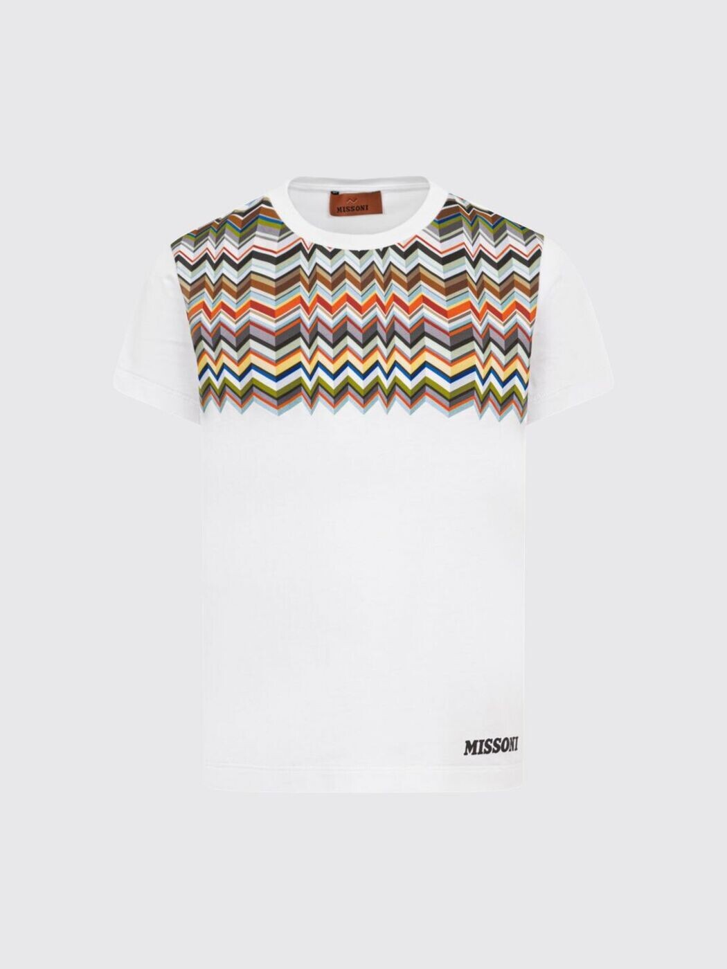 ミッソーニ MISSONI ロング衣袂ティーシャツ ティーシャツ ボーイズ 白いこと Long sleeve t-shirts MY8Q11Z3672 関税 貨物輸送無料 2026SS gi