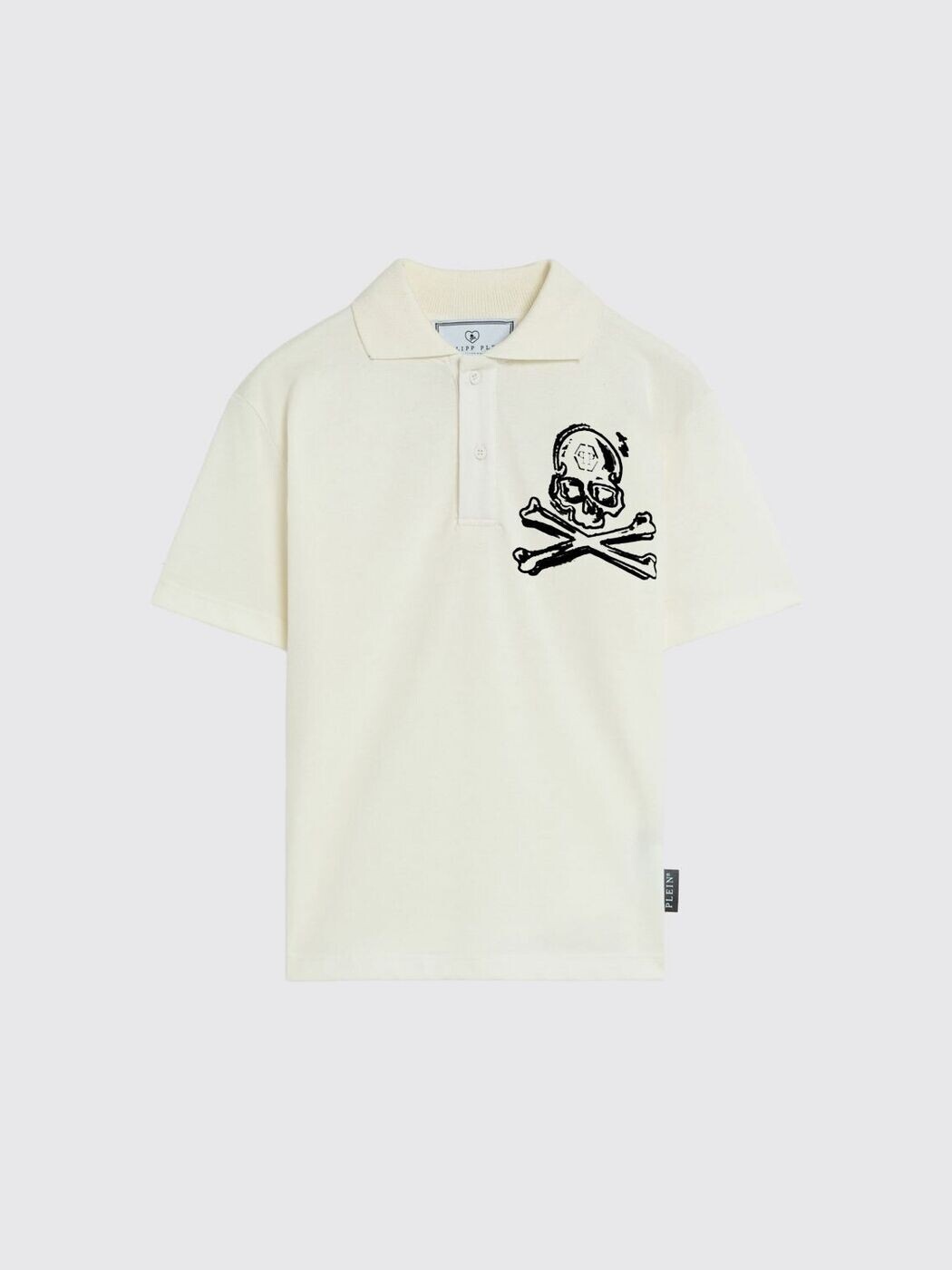 フィリップ 飾り気の無い PHILIPP PLEIN スポーツシャツ トップス ボーイズ 白いこと Polo shirts S6PHJBPO043 関税 貨物輸送無料 2026SS gi