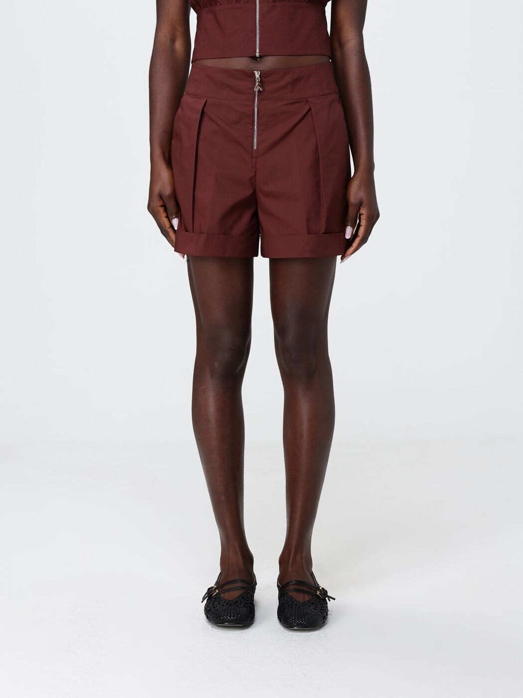 パトリツィアペペ PATRIZIA PEPE ジーンズさる股引き さる股引き レディース 赤銅色 Denim shorts 2P1751A9B9 関税 貨物輸送無料 2026SS gi