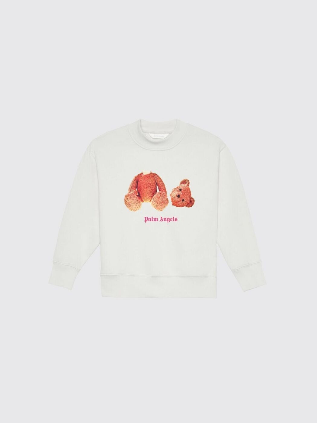 パーム・エンジェルス PALM ANGELS クルーネックジャンパー 編み物御召しもの ボーイズ 白いこと Crew neck jumpers PGBA013S26FLE002 関税 貨物輸送無料 2026SS gi
