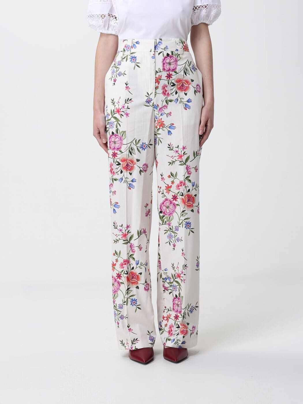 リュー ジョー LIU JO ズボン ズボン下 レディース 白いこと Trousers CA6358T589A 関税 貨物輸送無料 2026SS gi