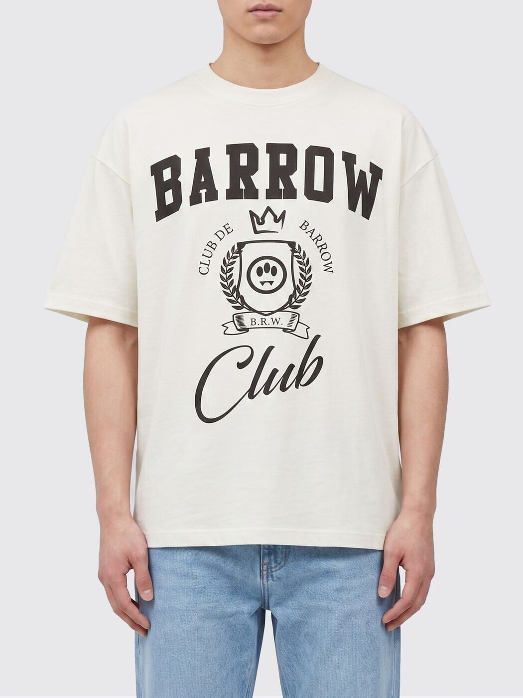 バロウ BARROW プルオーバー メンズ 白いこと T-shirts S6BWUATH019 関税 貨物輸送無料 2026SS gi