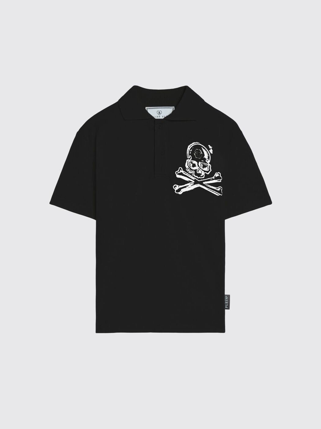 フィリップ 飾り気の無い PHILIPP PLEIN スポーツシャツ トップス ボーイズ 黒いこと Polo shirts S6PHJBPO043 関税 貨物輸送無料 2026SS gi