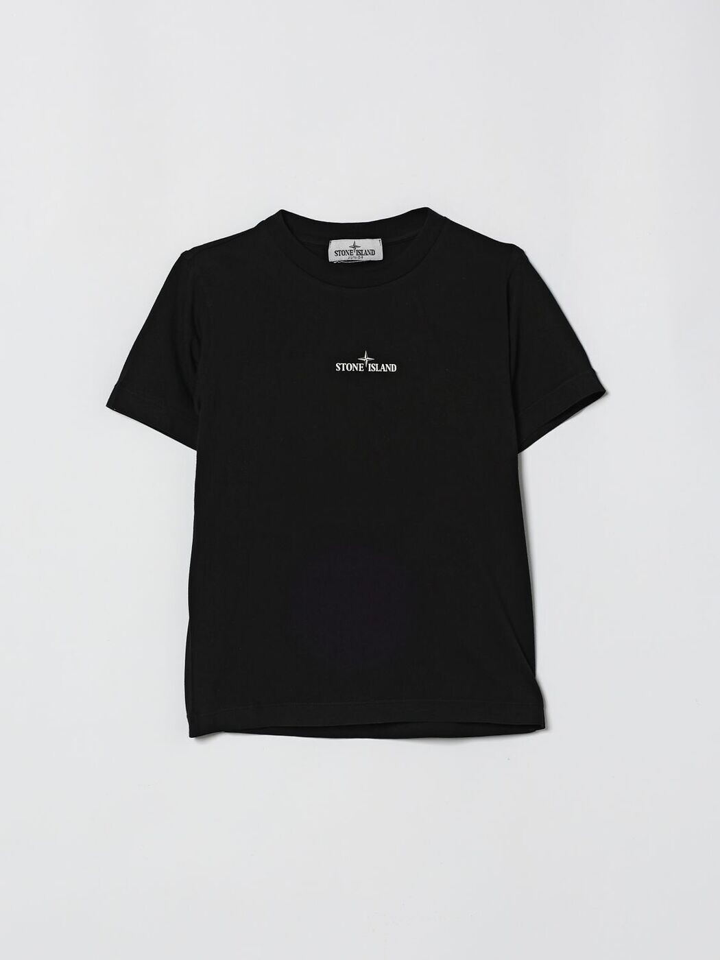 石ころ 島 STONE ISLAND JUNIOR ロング衣袂ティーシャツ ティーシャツ ボーイズ 黒いこと Long sleeve t-shirts 2100009S0377 関税 貨物輸送無料 2026SS gi