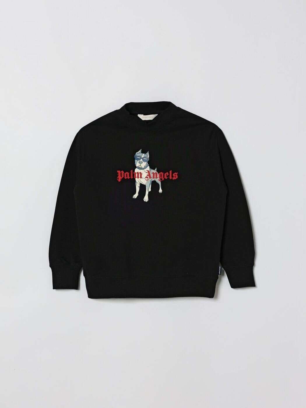 パーム・エンジェルス PALM ANGELS クルーネックジャンパー 編み物御召しもの ボーイズ 黒いこと Crew neck jumpers PBBA012S26FLE009 関税 貨物輸送無料 2026SS gi