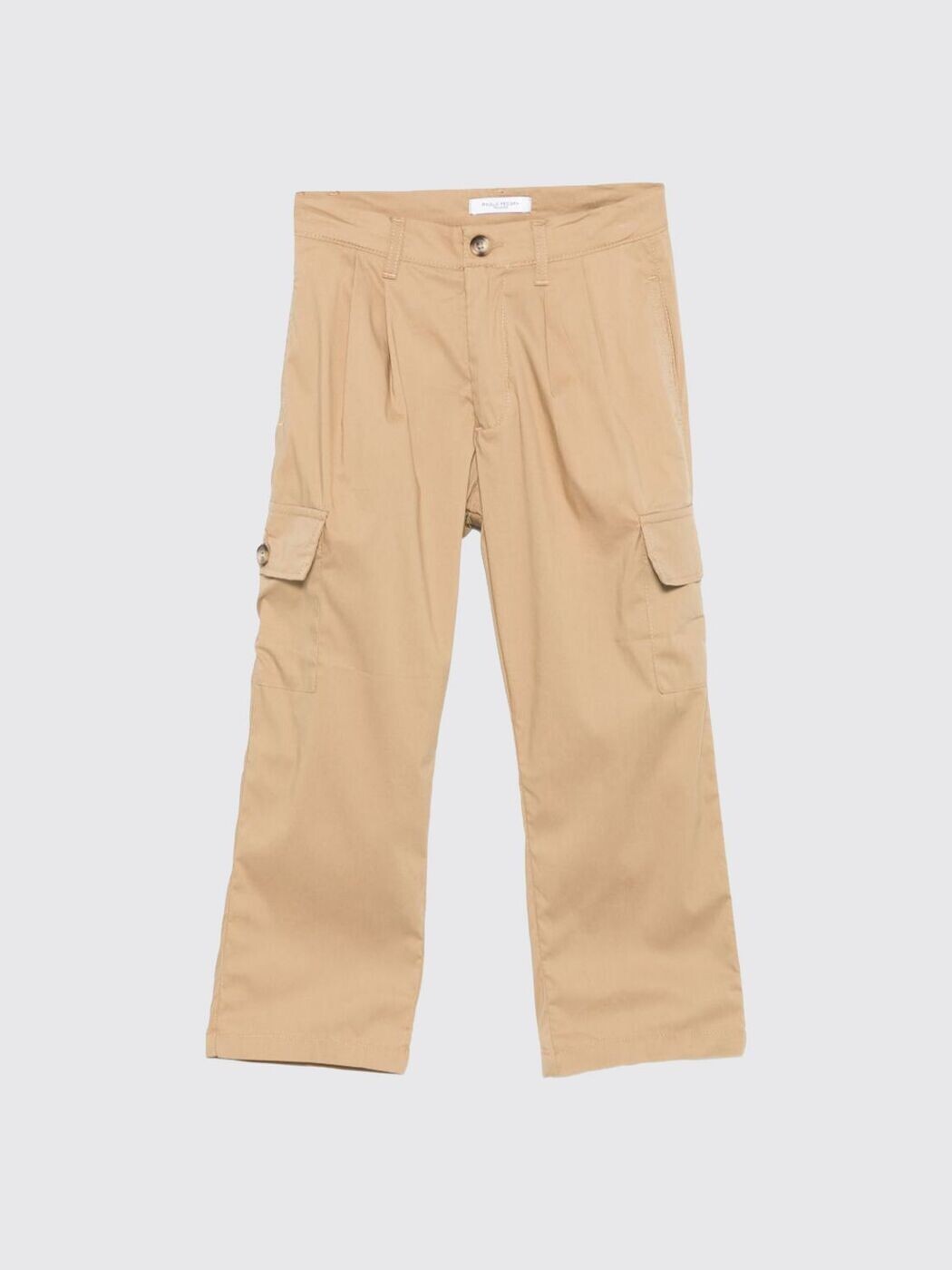 パオロペコラ PAOLO PECORA ズボン下 ボーイズ ベージュ Cargo trousers PP4316 関税 貨物輸送無料 2026SS gi