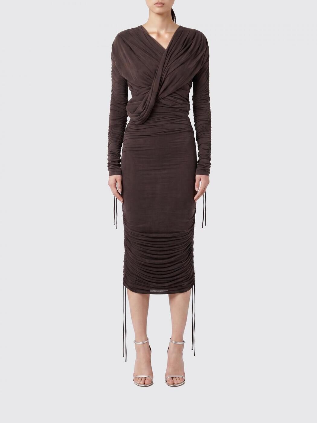 バルマン BALMAIN 衣裳 御召しもの レディース 赤銅色 Dresses GF0R9424JJ77 関税 貨物輸送無料 2026SS gi