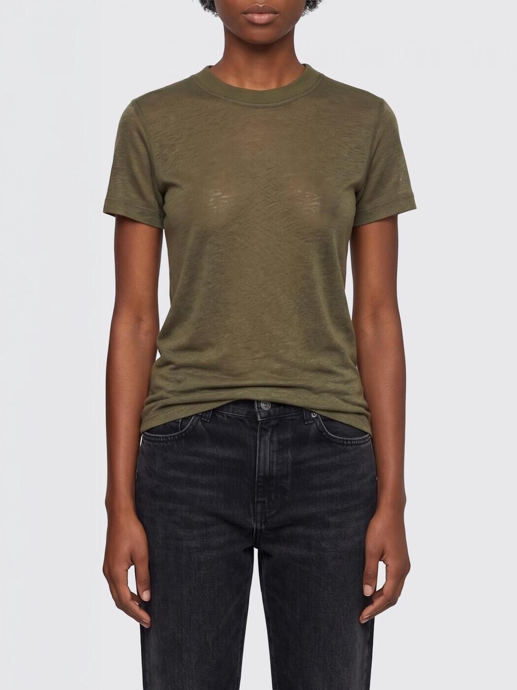 フィリッパ・コー FILIPPA K スポーツシャツ ティーシャツ レディース 緑であること T-shirts and polo shirts 31742 関税 貨物輸送無料 2026SS gi Tシャツ・カットソー-レディースファッション