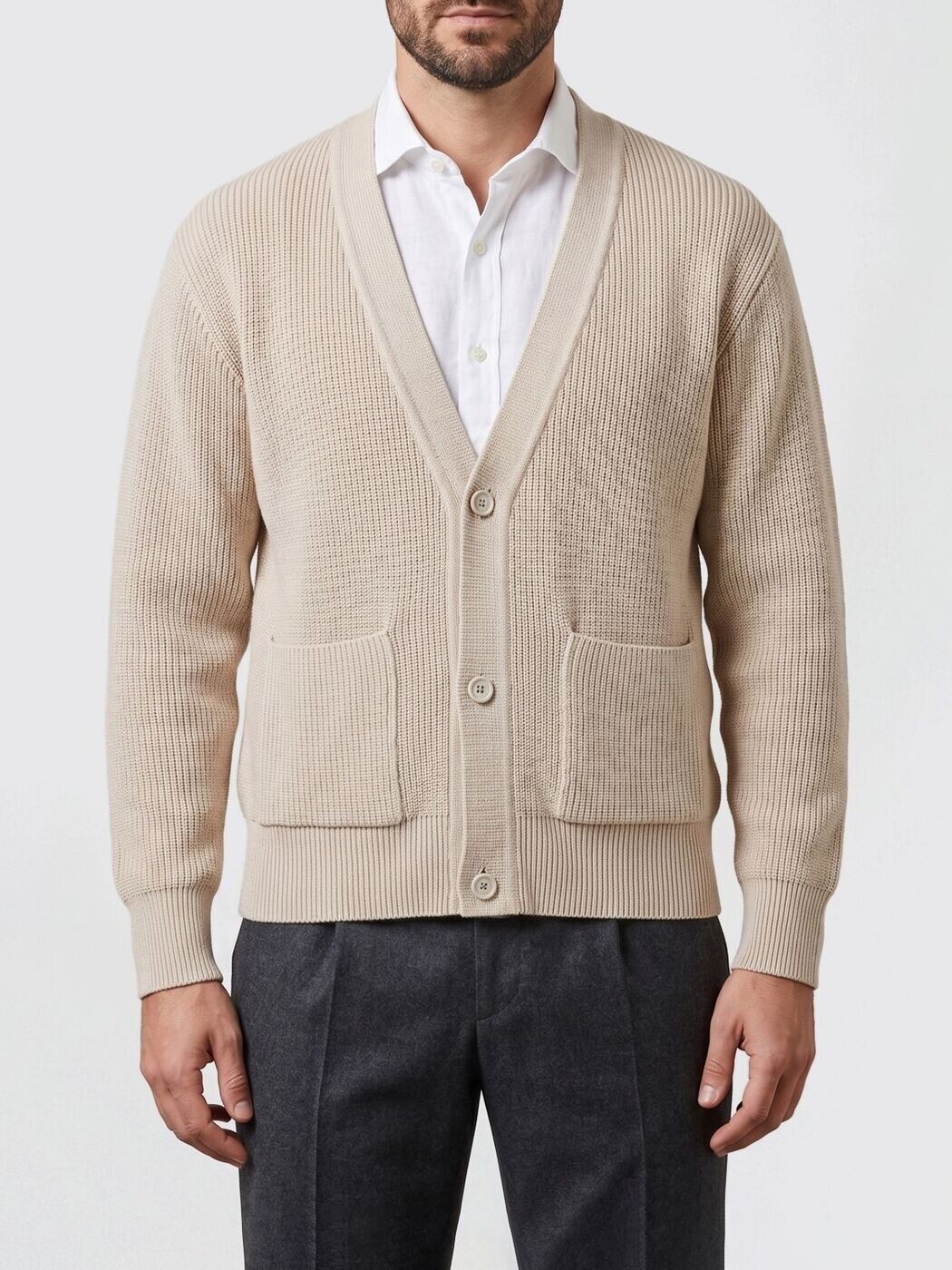 ラルディーニ LARDINI セーター ニットウェア メンズ ベージュ Knitwear PALMML417PA66016 Beige 関税 送料無料 2026SS gi｜BRANDSHOP「il Tesoro」