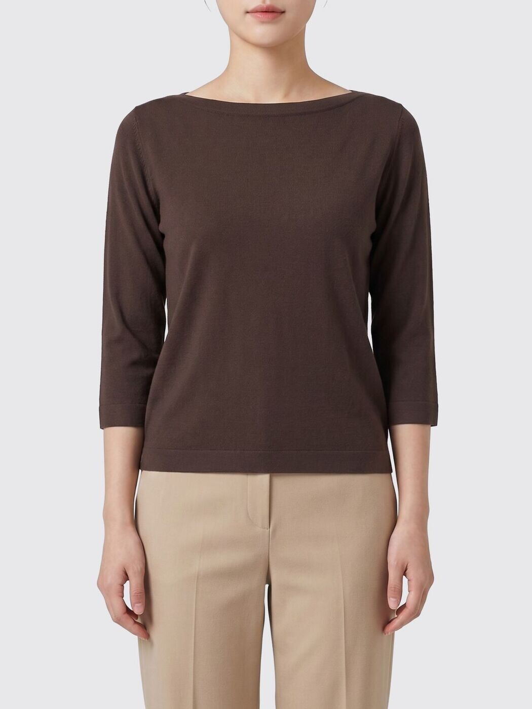 ロベルトコリーナ ROBERTO COLLINA セーター ニットウェア レディース ブラウン Knitwear 261FXA31106 Brown 関税 送料無料 2026SS gi｜BRANDSHOP「il Tesoro」
