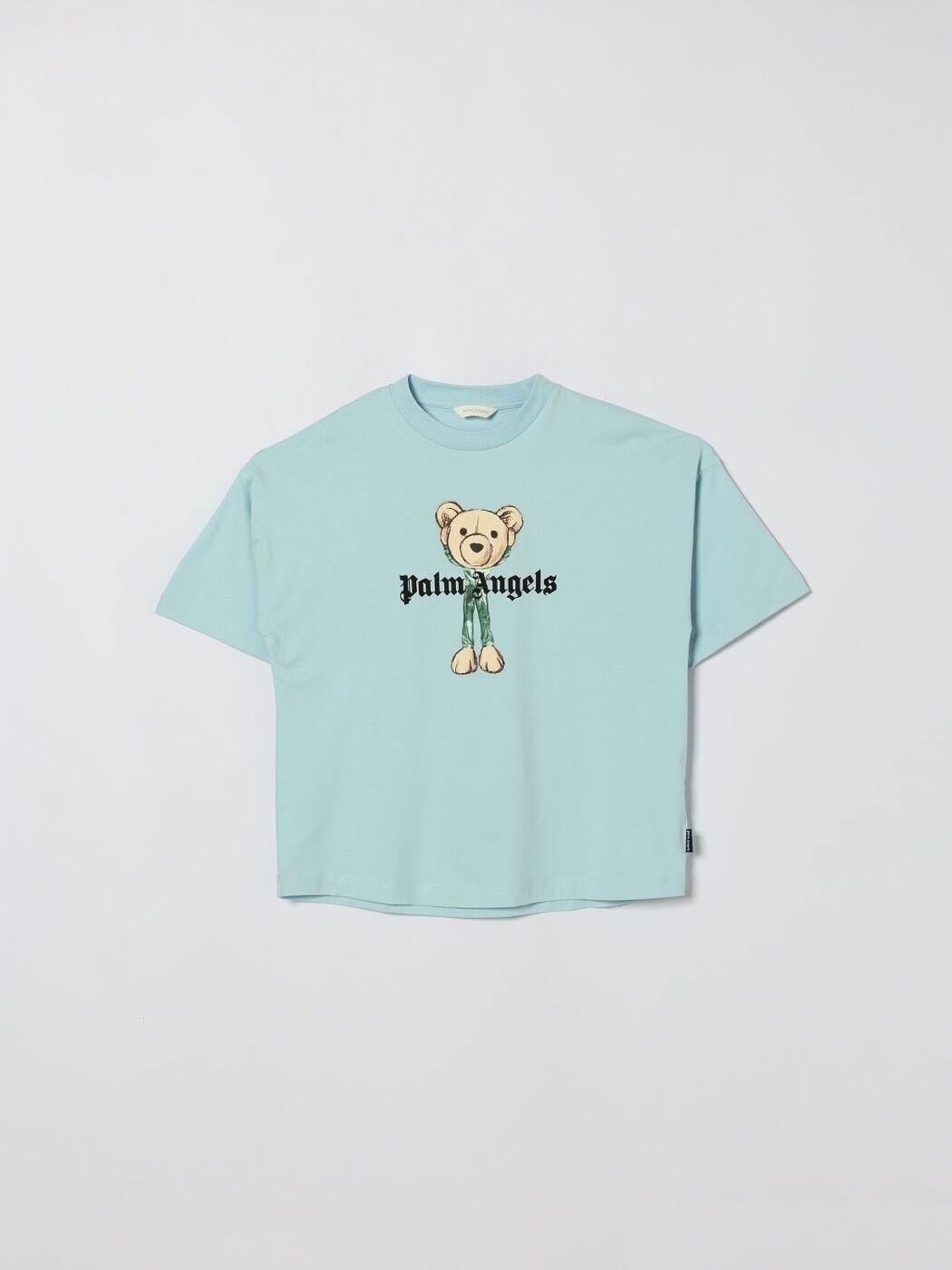 パーム・エンジェルス PALM ANGELS ロング捩りプルオーバー プルオーバー ボーイズ 青色 Long sleeve t-shirts PBAA002S26JER004 関税 貨物輸送無料 2026SS gi