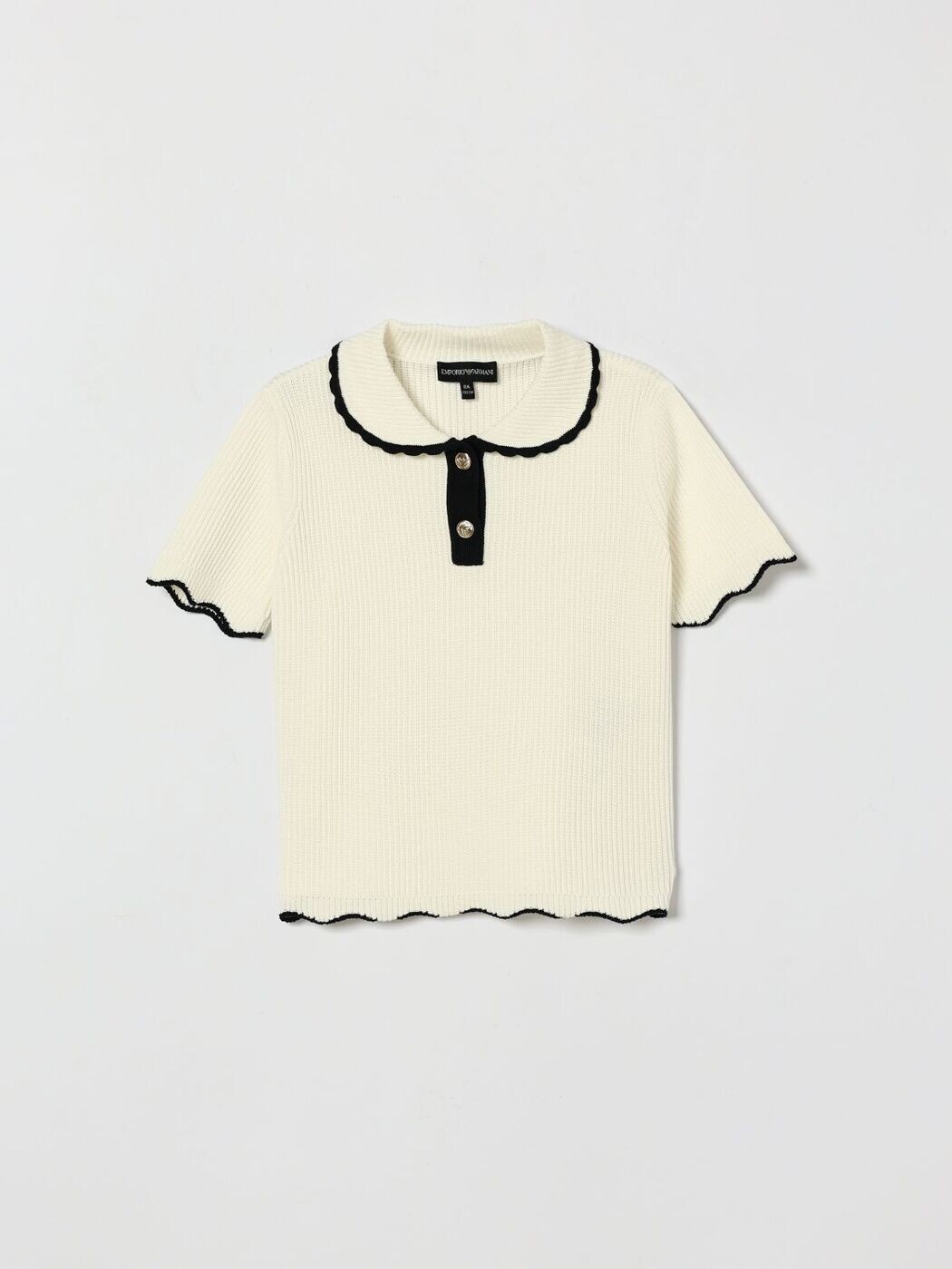 エンポリオ・アルマーニ EMPORIO ARMANI スポーツシャツ トップス ガールズ 白いこと Polo shirts EG000753AF22776 関税 貨物輸送無料 2026SS gi