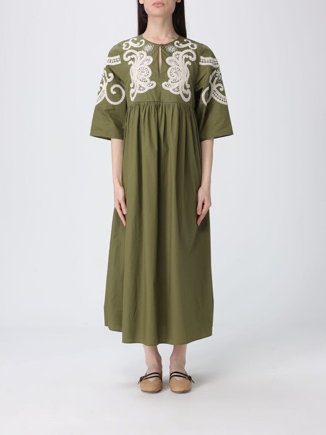 ウィークエンド マックス マーラ WEEKEND MAX MARA ワンピース ドレス レディース グリーン Dresses 2615221012600 Green 関税 送料無料 2026SS gi|BRANDSHOP「il Tesoro」