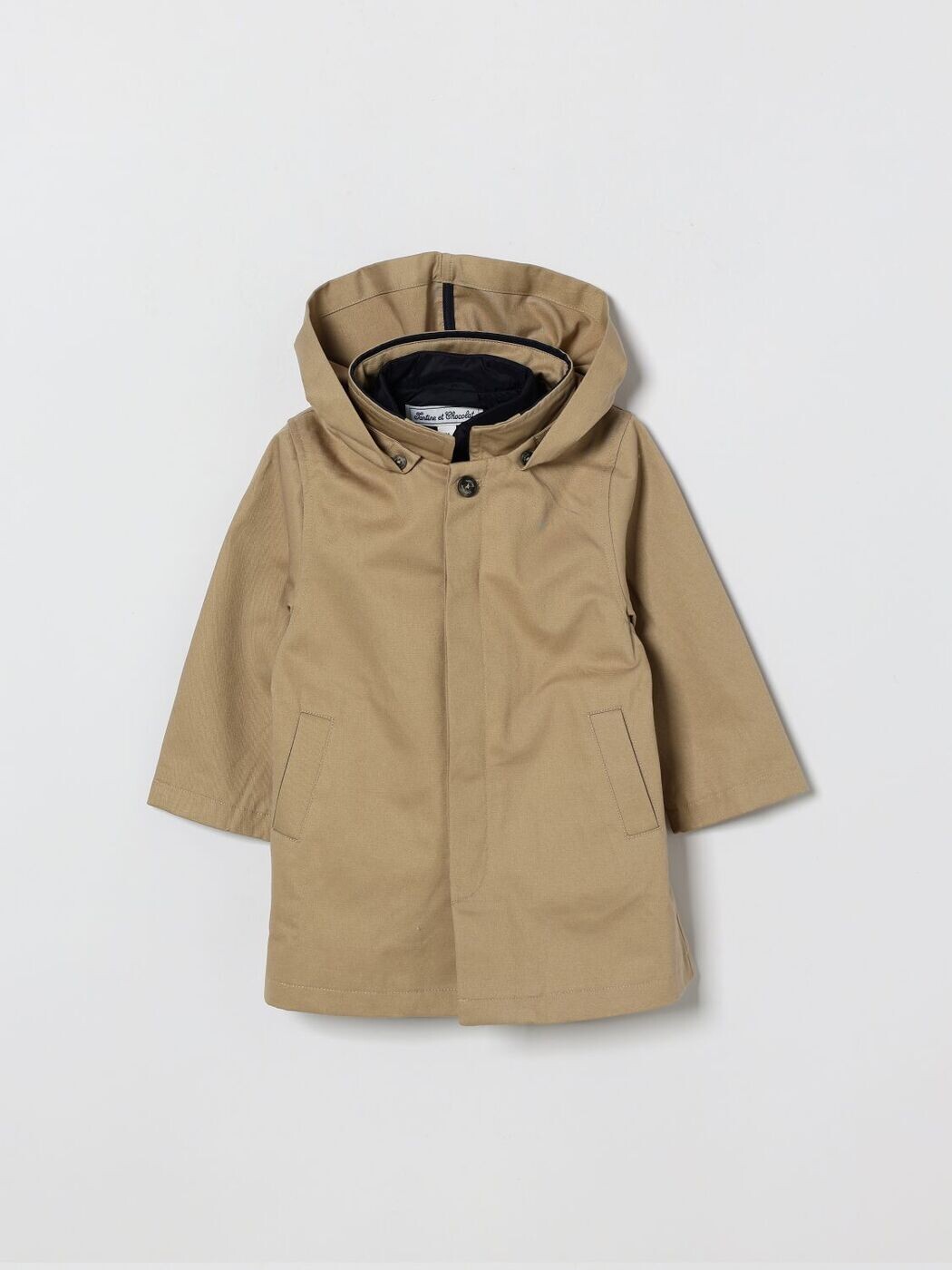 タルティーヌエショコラ TARTINE ET CHOCOLAT 厚地の外套 ベビーユニセックス ベージュ Coats CC44011 関税 貨物輸送無料 2026SS gi
