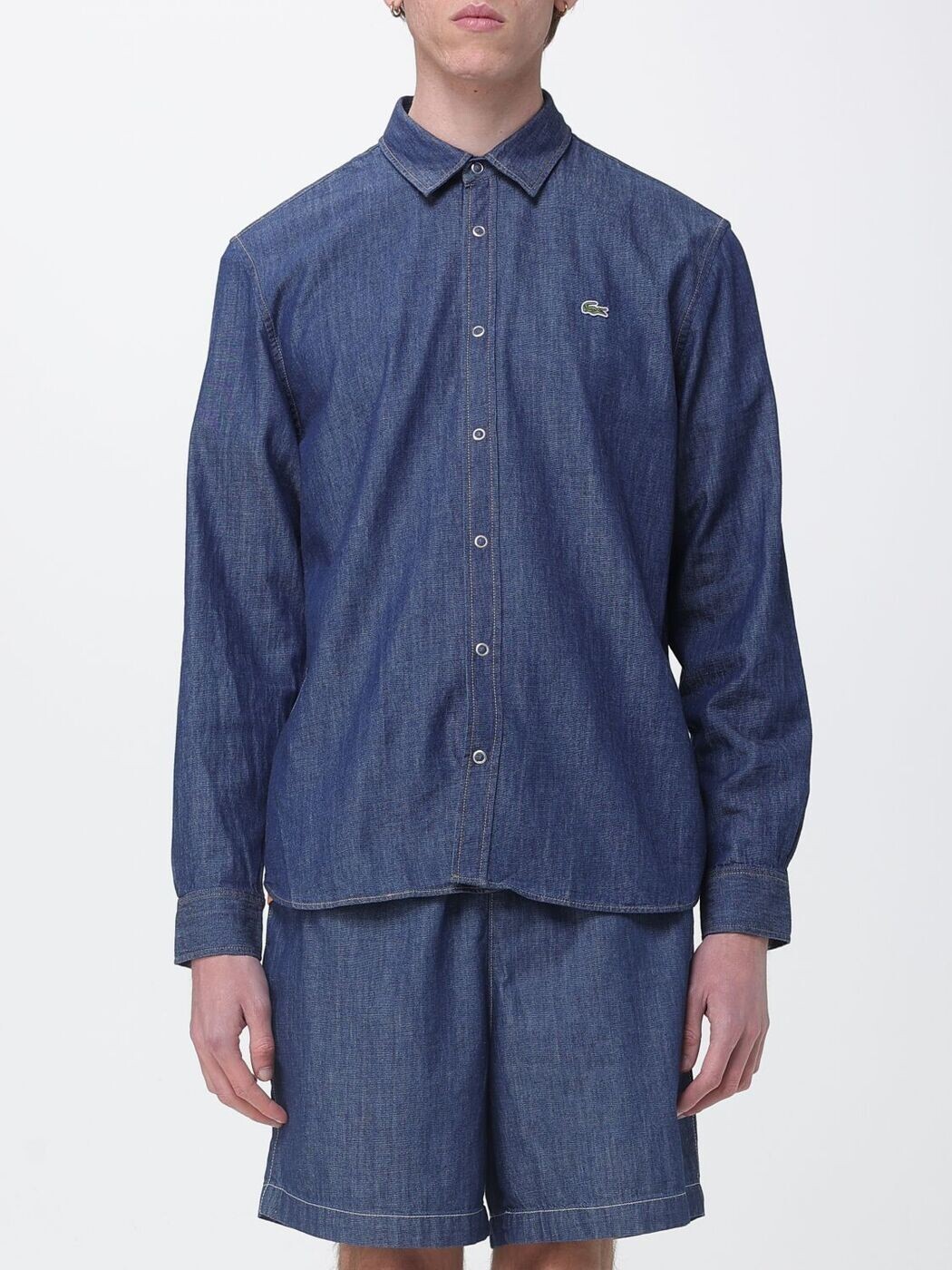 ラコステ LACOSTE シャツ メンズ ブルー Shirts CH9084 関税 送料無料 2026SS gi