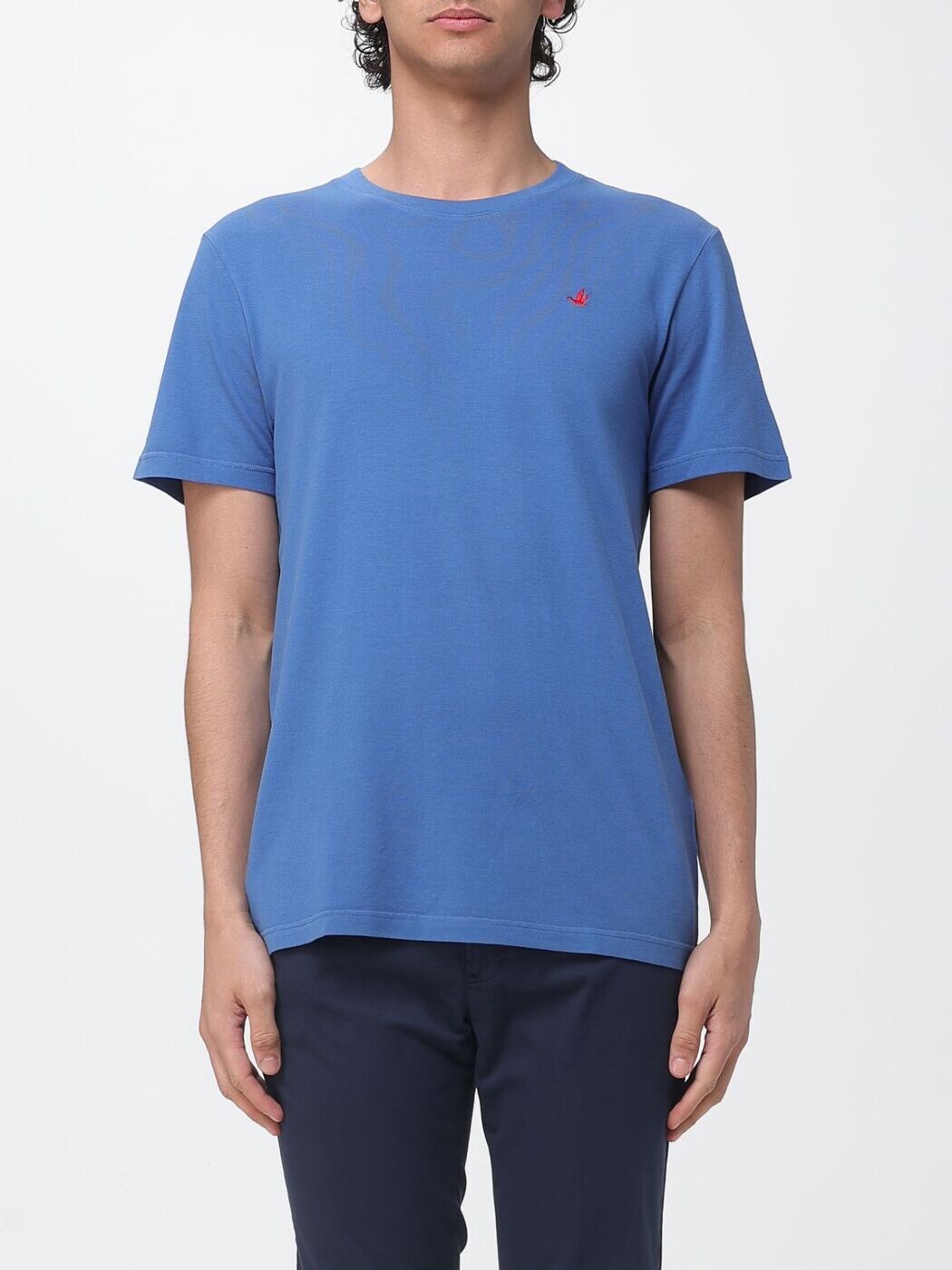 ブルックスフィールド BROOKSFIELD Tシャツ メンズ T-shirts 200A.A001 Gnawed Blue 関税 送料無料 2026SS gi|BRANDSHOP「il Tesoro」