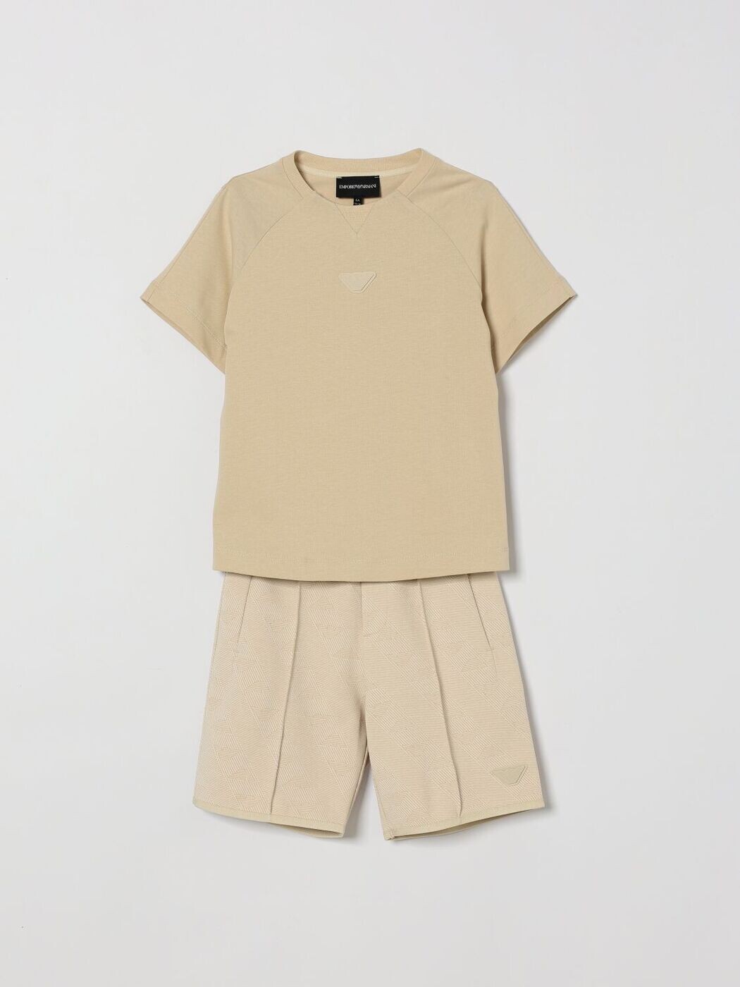 エンポリオ・アルマーニ EMPORIO ARMANI セットアップ ボーイズ ベージュ Jumpsuits EB001621AF13715 関税 貨物輸送無料 2026SS gi