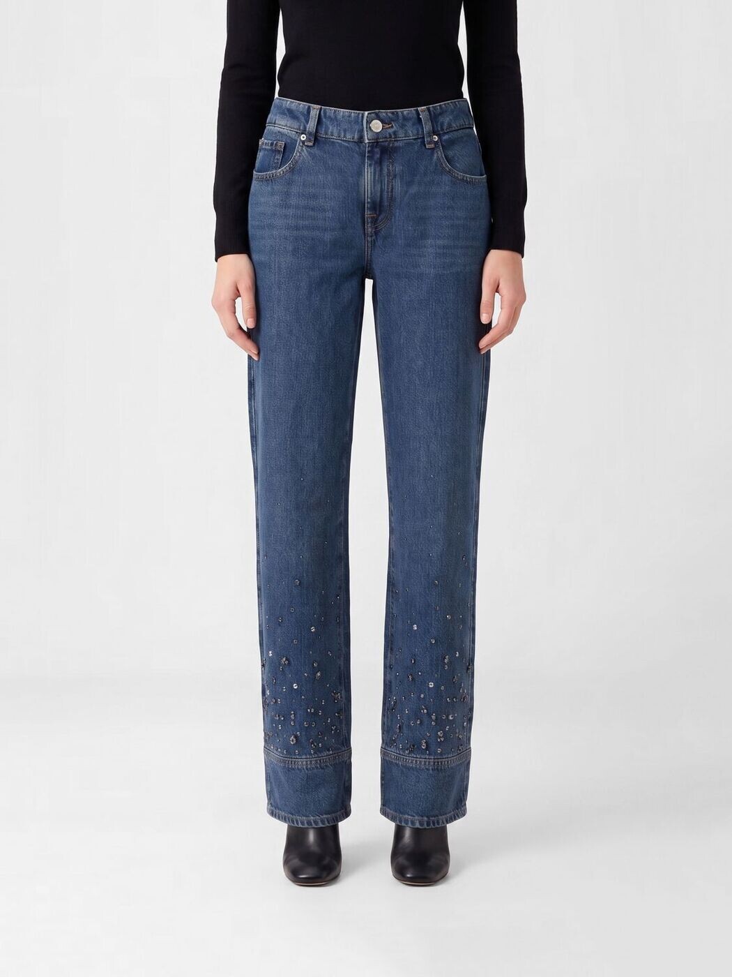 セブンフォーオールマンカインド 7 FOR ALL MANKIND デニム レディース ブルー Jeans 7UD0CE52 Blue 関税 送料無料 2026SS gi｜BRANDSHOP「il Tesoro」