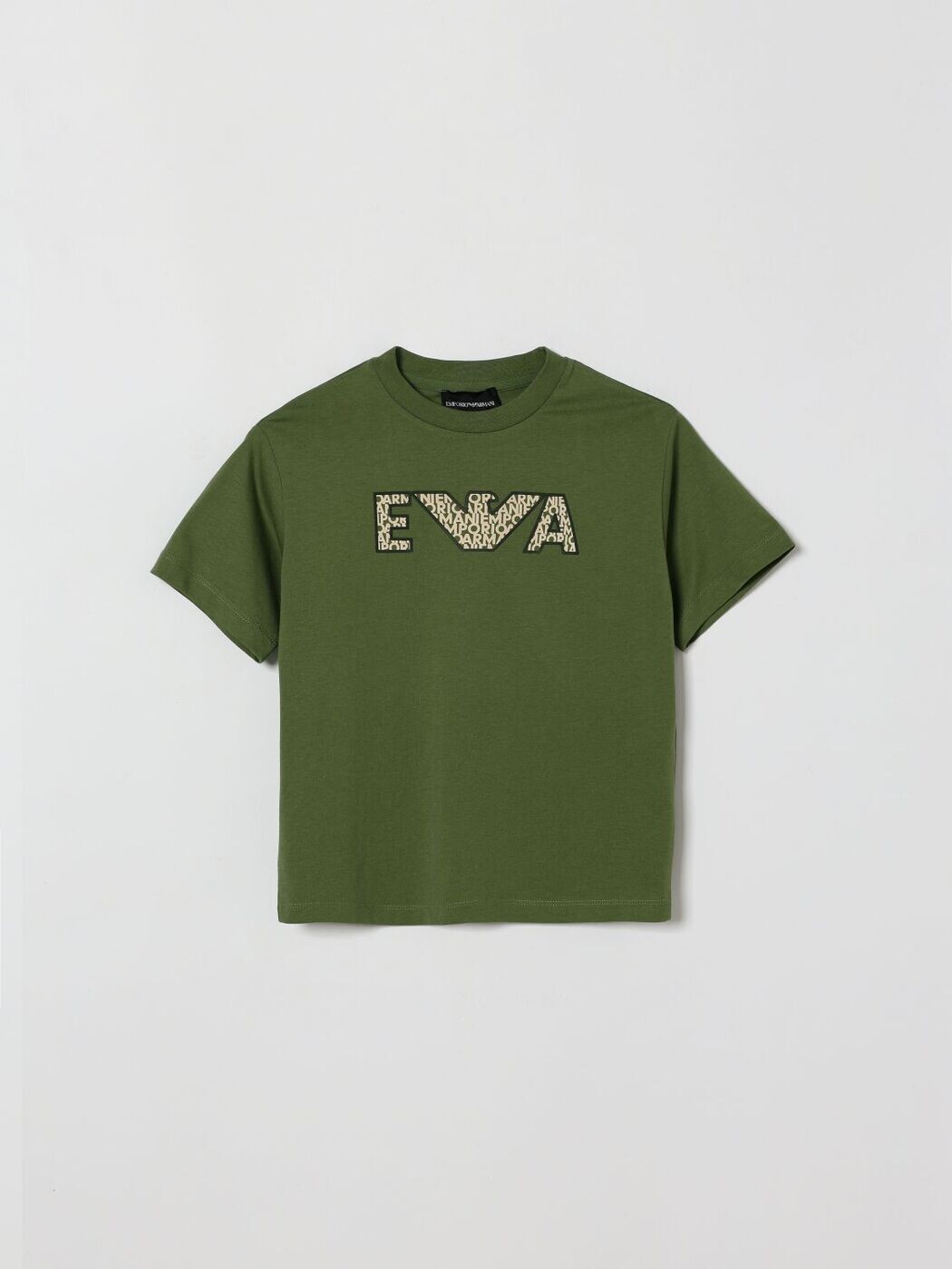 エンポリオ・アルマーニ EMPORIO ARMANI ロング捩りプルオーバー プルオーバー ボーイズ 緑であること Long sleeve t-shirts EB000948AF14503 関税 貨物輸送無料 2026SS gi
