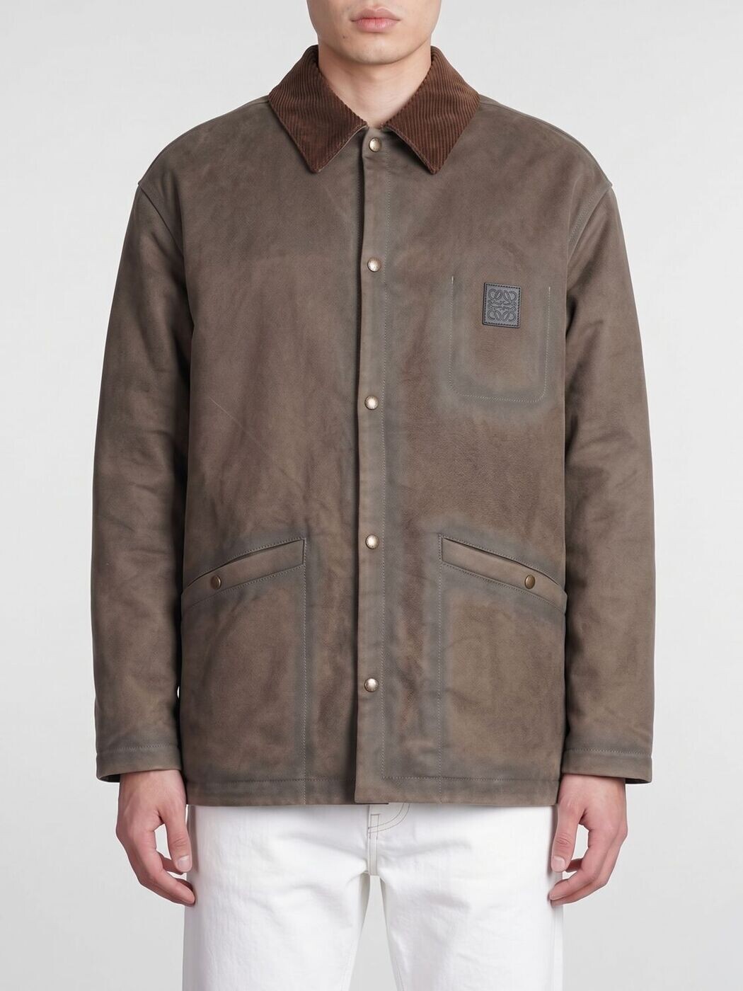 ロエベ LOEWE 上衣 メンズ 赤銅色 Jackets H526Y02WDO 関税 貨物輸送無料 2026SS gi