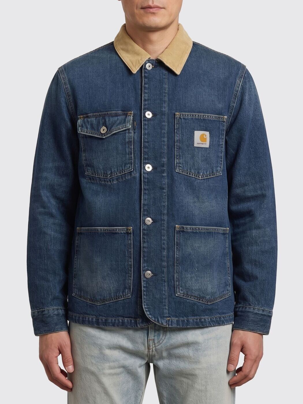 鉄道車両ハート形 ダブリューアイピー CARHARTT WIP 上衣 メンズ 青色 Jackets I036592 関税 貨物輸送無料 2026SS gi コート・ジャケット-メンズファッション