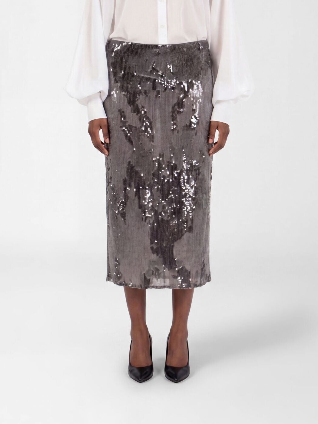 パトリツィアペペ PATRIZIA PEPE スカート レディース シルバー Skirts 2G1063J422 Silver 関税 送料無料 2026SS gi｜BRANDSHOP「il Tesoro」