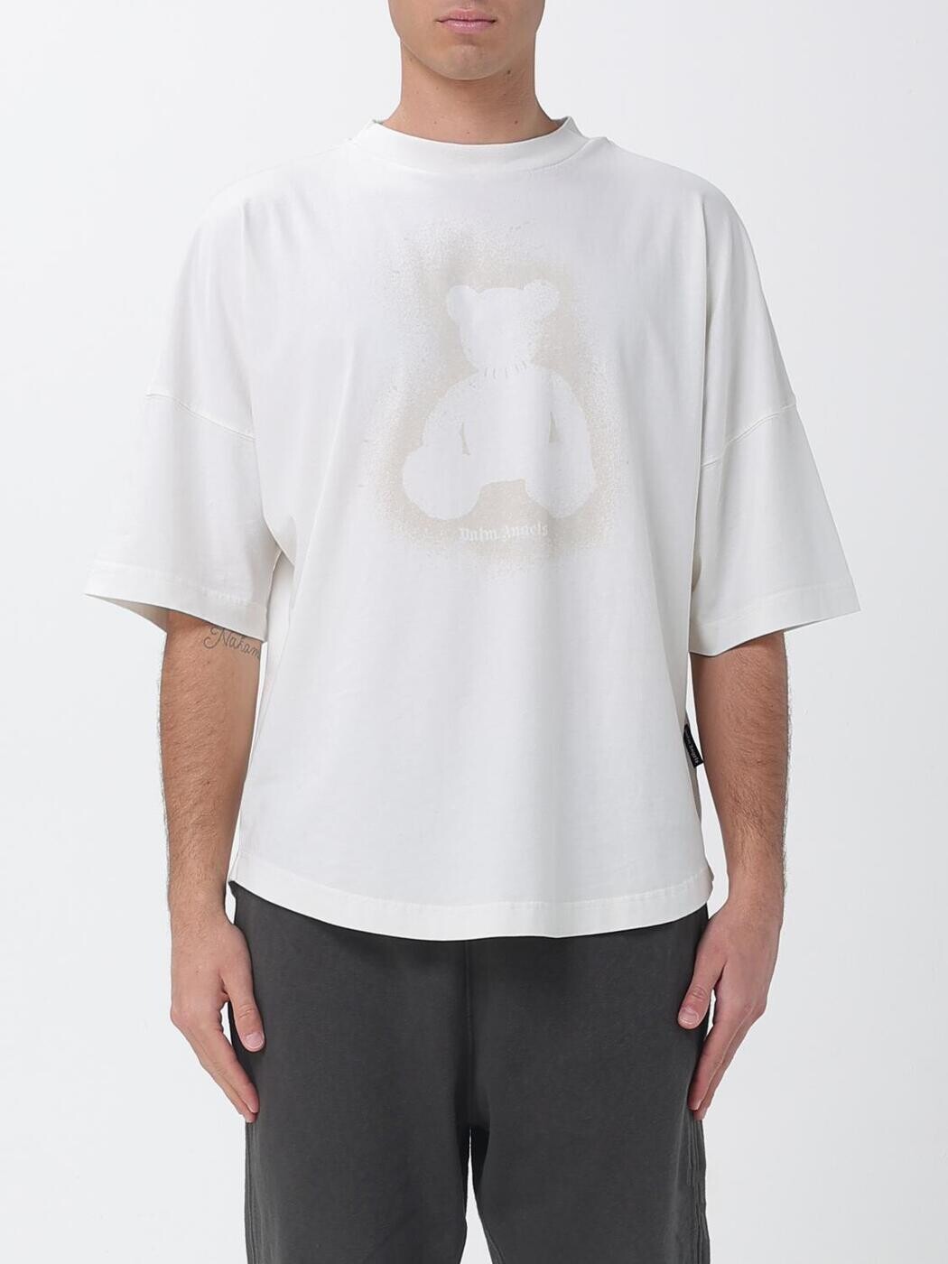 パーム エンジェルス PALM ANGELS プルオーバー メンズ 白いこと T-shirts PMAA10BS26JER002 関税 貨物輸送無料 2026SS gi