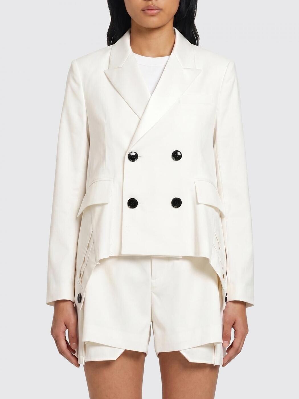 サカイ SACAI 背広上衣 背広 上衣 レディース 白いこと Suit Jackets 2608434 関税 貨物輸送無料 2026SS gi