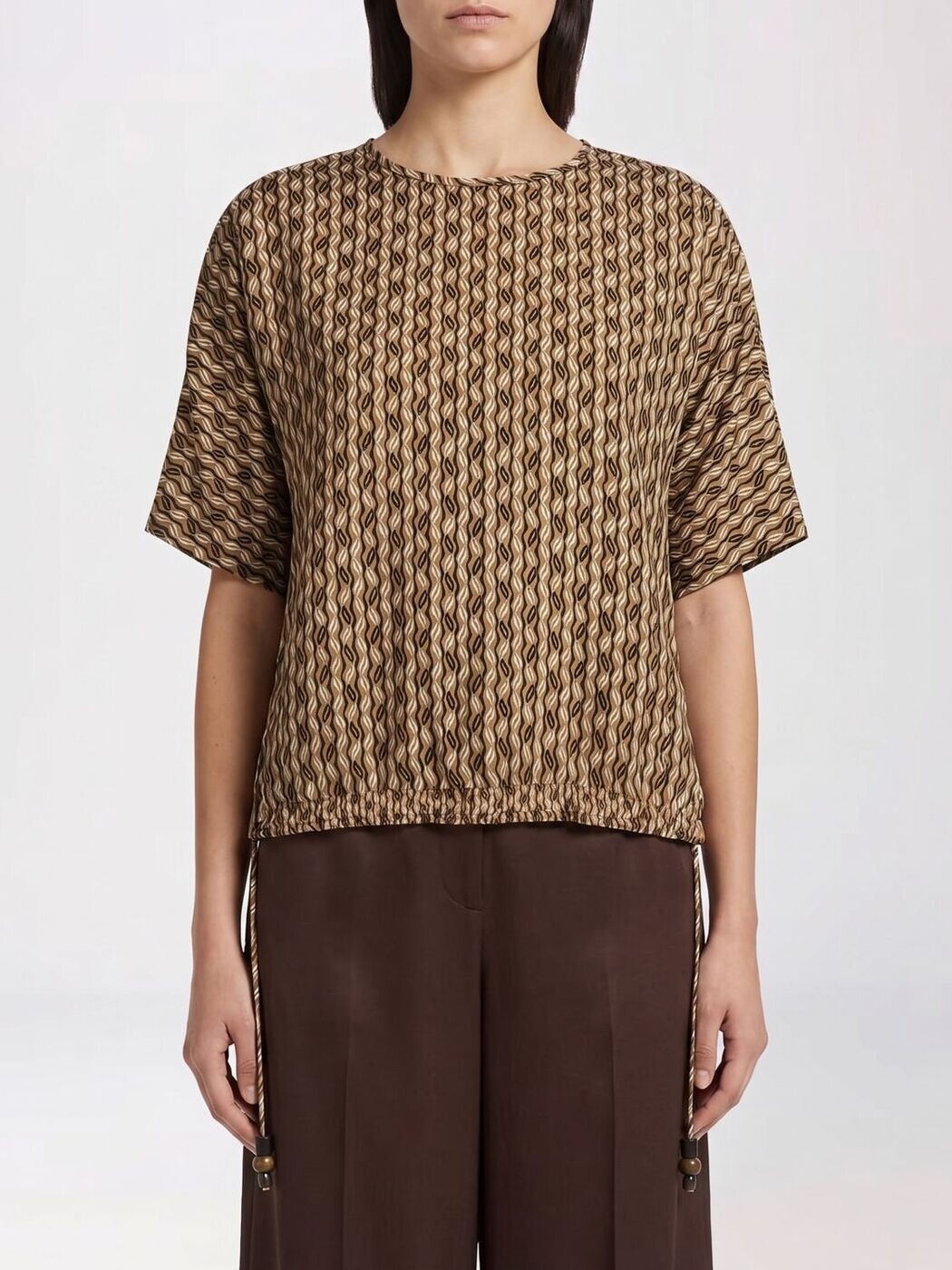 マックス パンパノウサギ MAX MARA ティーシャツ トップス レディース 赤銅色 T-shirts and tops 2611191052600 関税 貨物輸送無料 2026SS gi