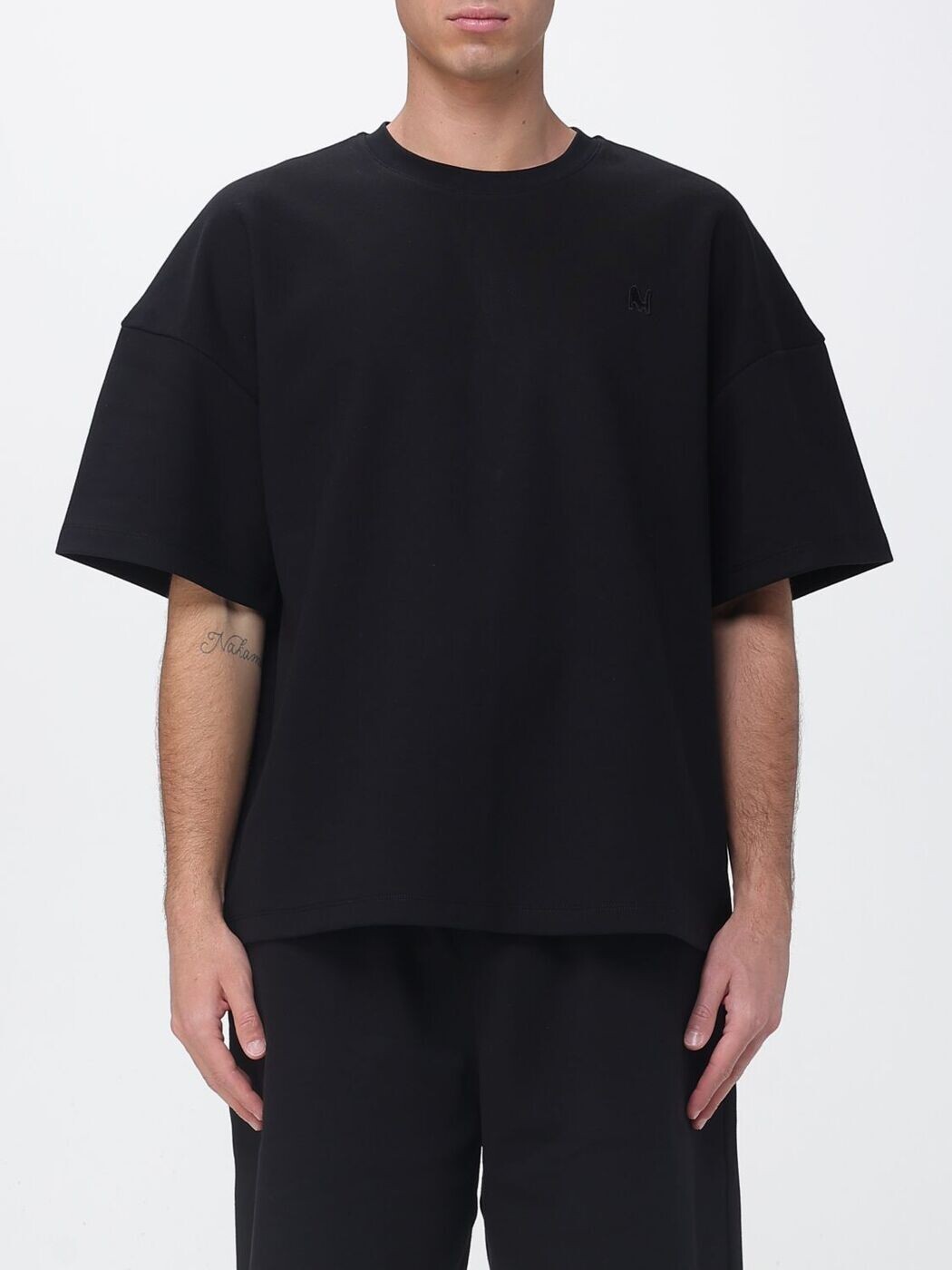 エムエスジーエム MSGM Tシャツ メンズ ブラック T-shirts 4040MM93N267126 Black 関税 送料無料 2026SS gi｜BRANDSHOP「il Tesoro」
