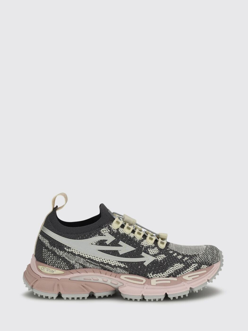 象牙色 OFF WHITE スニーカー レディース 薄墨色 Sneakers OWIA28KS26FAB001 関税 貨物輸送無料 2026SS gi