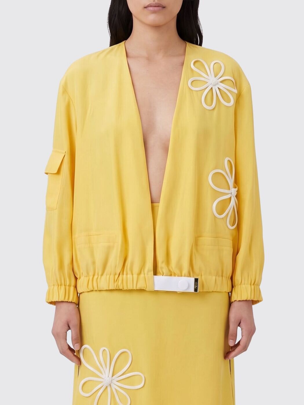 フェンディ FENDI 背広上衣 背広 上衣 レディース 黄色 Suit Jackets FJ7693AW9P 関税 貨物輸送無料 2026SS gi